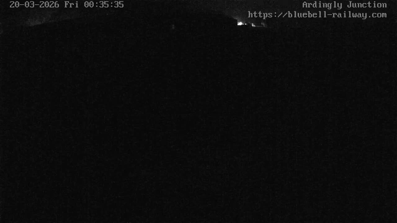 Sheffield Green, Bluebell Railway, Sheffield Park Station Ardingly Junction Live Cam - Uckfield, Wealden, East Sussex, South East, England, United Kingdom
