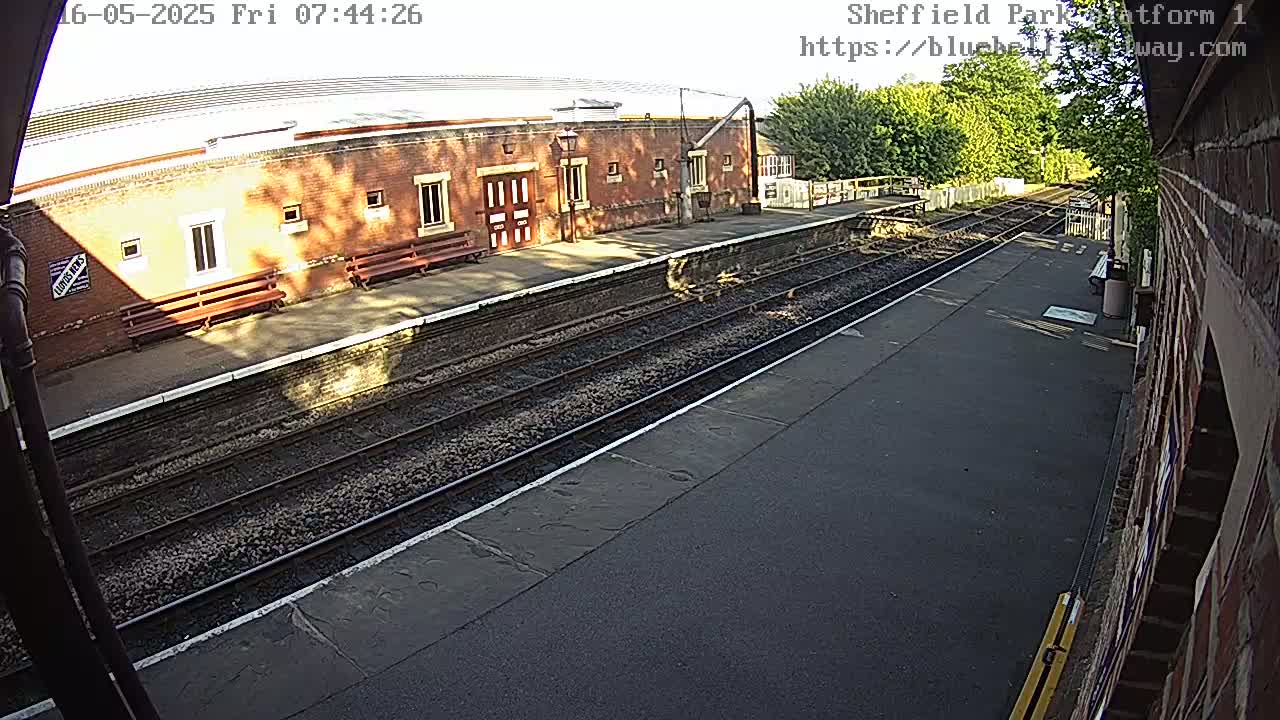 Platform 1 East Sheffield Green, Bluebell Railway, Sheffield Park Station  Live Cam - Uckfield, Wealden, East Sussex, South East, England, United Kingdom