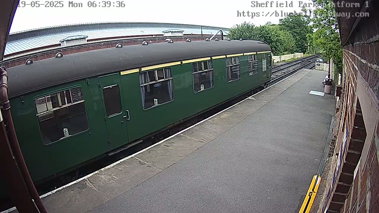 Platform 1 East Sheffield Green, Bluebell Railway, Sheffield Park Station  Live Cam - Uckfield, Wealden, East Sussex, South East, England, United Kingdom