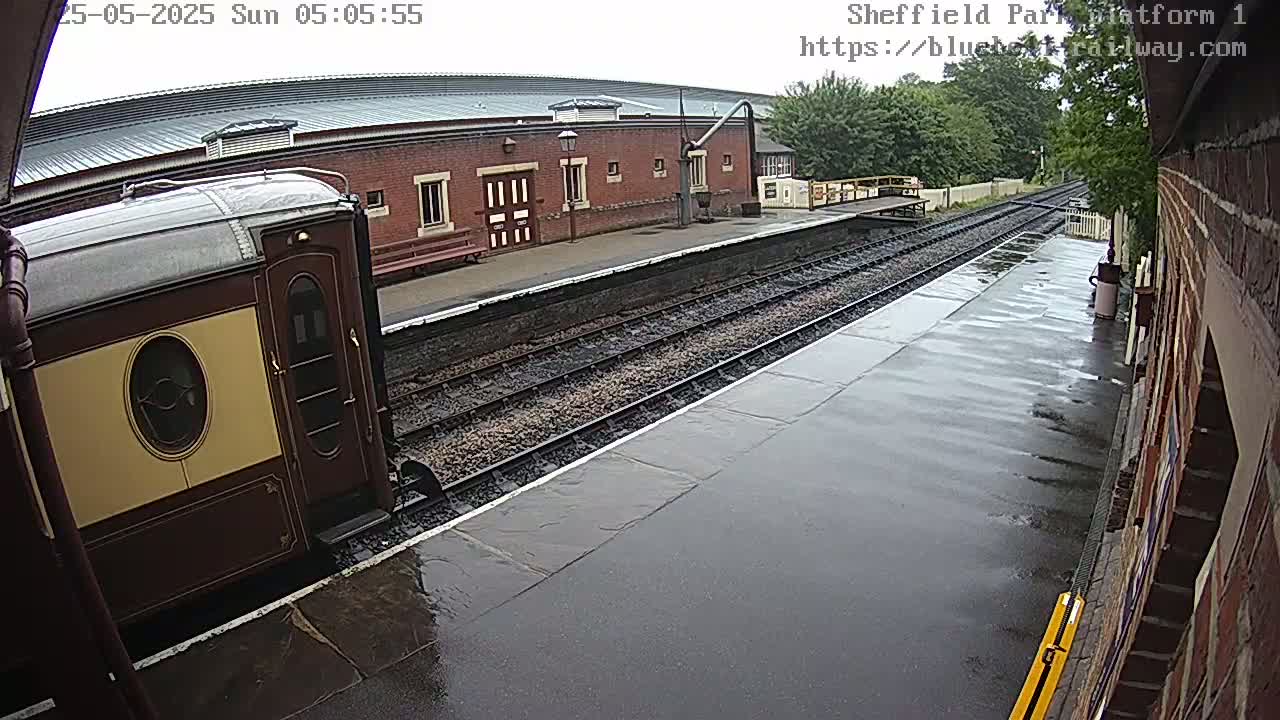 Platform 1 East Sheffield Green, Bluebell Railway, Sheffield Park Station  Live Cam - Uckfield, Wealden, East Sussex, South East, England, United Kingdom