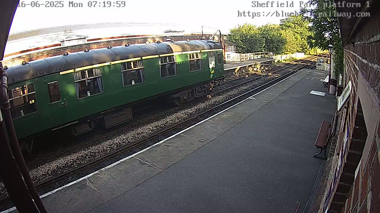 Platform 1 East Sheffield Green, Bluebell Railway, Sheffield Park Station  Live Cam - Uckfield, Wealden, East Sussex, South East, England, United Kingdom