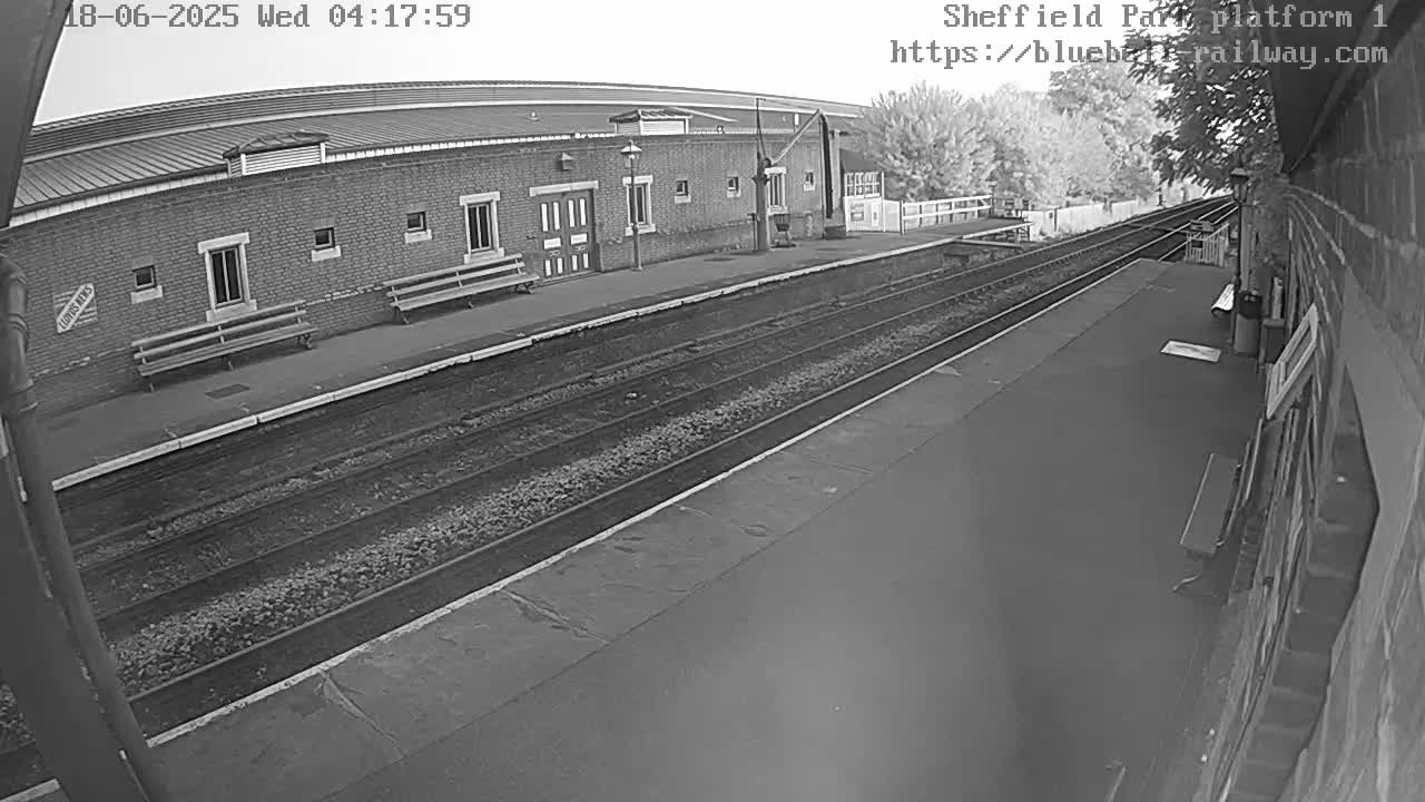 Platform 1 East Sheffield Green, Bluebell Railway, Sheffield Park Station  Live Cam - Uckfield, Wealden, East Sussex, South East, England, United Kingdom