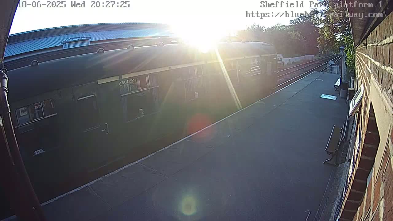 Platform 1 East Sheffield Green, Bluebell Railway, Sheffield Park Station  Live Cam - Uckfield, Wealden, East Sussex, South East, England, United Kingdom