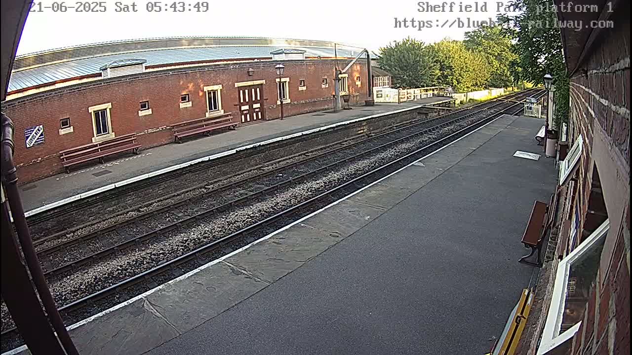 Platform 1 East Sheffield Green, Bluebell Railway, Sheffield Park Station  Live Cam - Uckfield, Wealden, East Sussex, South East, England, United Kingdom