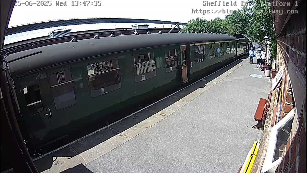 Platform 1 East Sheffield Green, Bluebell Railway, Sheffield Park Station  Live Cam - Uckfield, Wealden, East Sussex, South East, England, United Kingdom