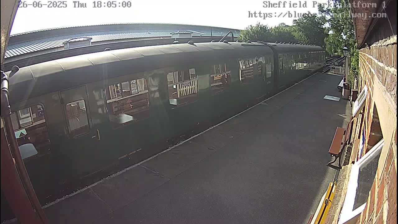 Platform 1 East Sheffield Green, Bluebell Railway, Sheffield Park Station  Live Cam - Uckfield, Wealden, East Sussex, South East, England, United Kingdom