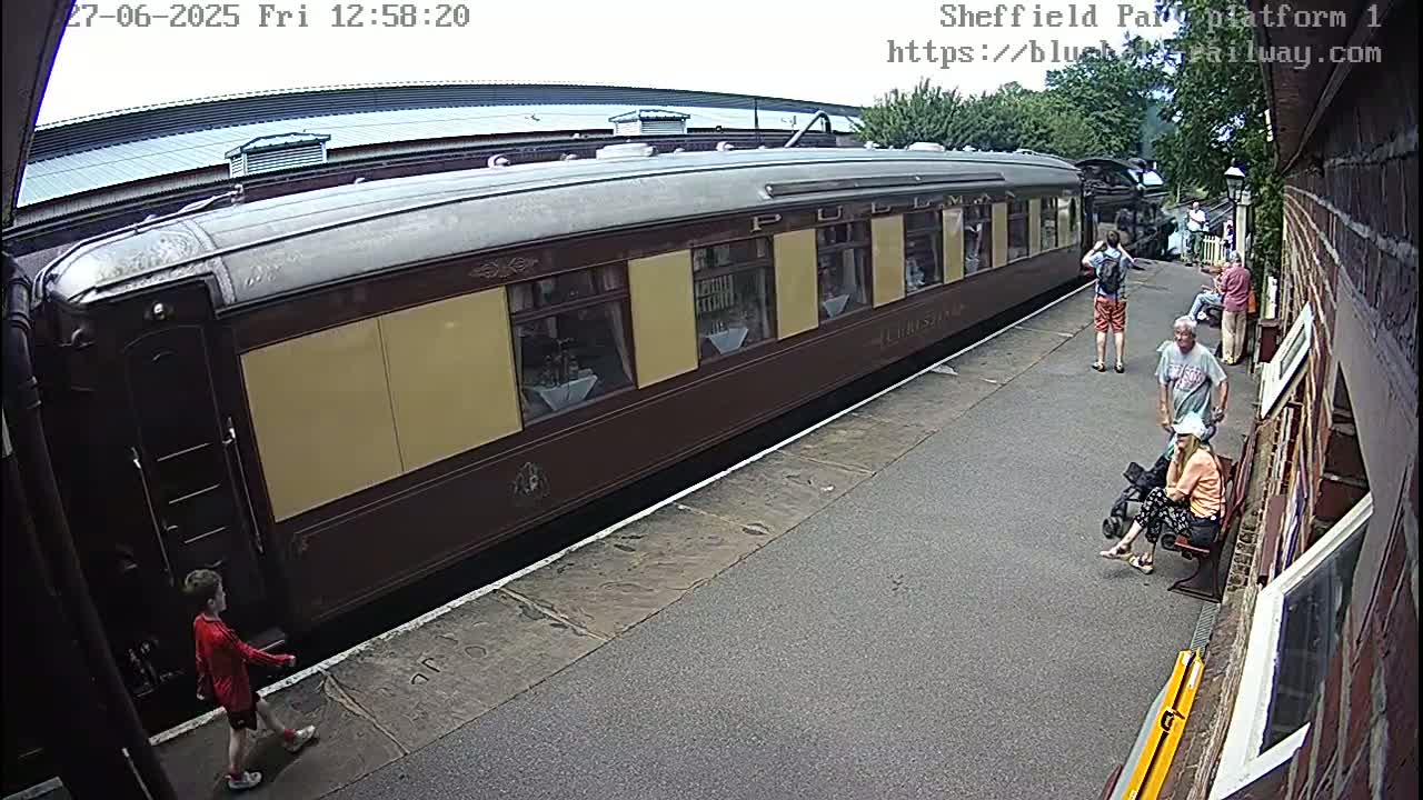 Platform 1 East Sheffield Green, Bluebell Railway, Sheffield Park Station  Live Cam - Uckfield, Wealden, East Sussex, South East, England, United Kingdom