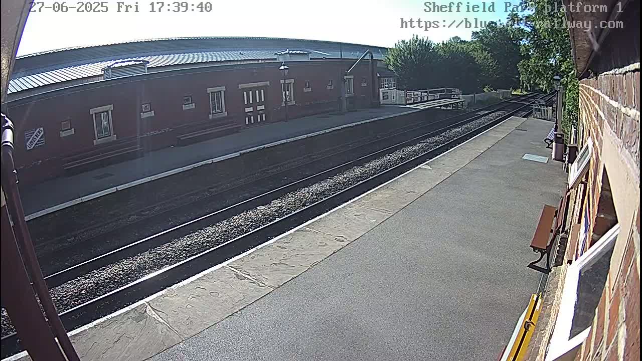 Platform 1 East Sheffield Green, Bluebell Railway, Sheffield Park Station  Live Cam - Uckfield, Wealden, East Sussex, South East, England, United Kingdom
