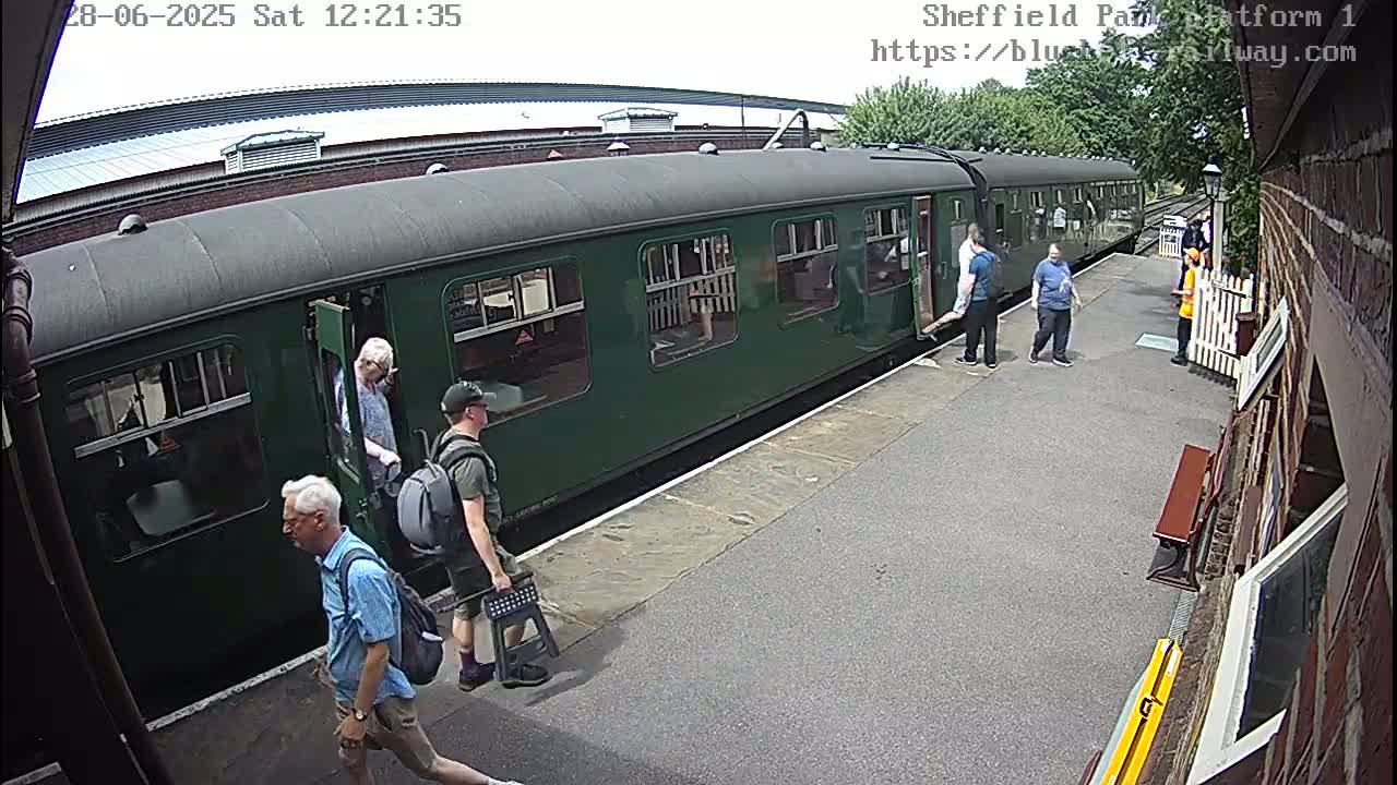 Platform 1 East Sheffield Green, Bluebell Railway, Sheffield Park Station  Live Cam - Uckfield, Wealden, East Sussex, South East, England, United Kingdom