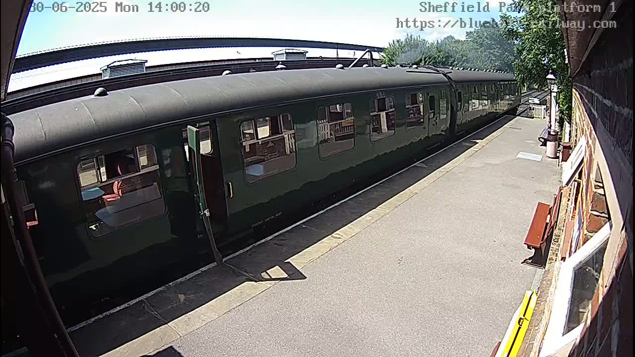 Platform 1 East Sheffield Green, Bluebell Railway, Sheffield Park Station  Live Cam - Uckfield, Wealden, East Sussex, South East, England, United Kingdom