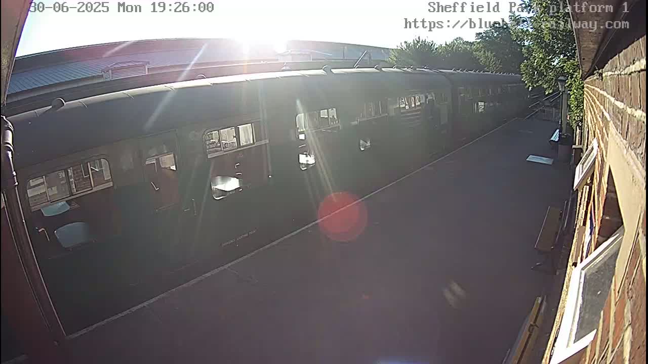Platform 1 East Sheffield Green, Bluebell Railway, Sheffield Park Station  Live Cam - Uckfield, Wealden, East Sussex, South East, England, United Kingdom