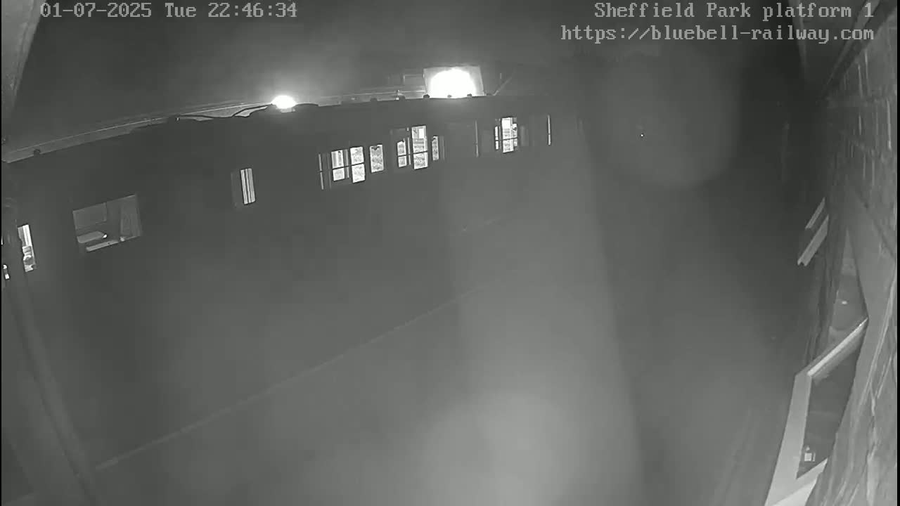Platform 1 East Sheffield Green, Bluebell Railway, Sheffield Park Station  Live Cam - Uckfield, Wealden, East Sussex, South East, England, United Kingdom