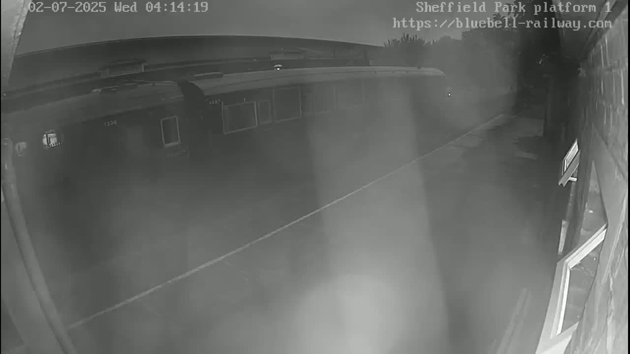 Platform 1 East Sheffield Green, Bluebell Railway, Sheffield Park Station  Live Cam - Uckfield, Wealden, East Sussex, South East, England, United Kingdom