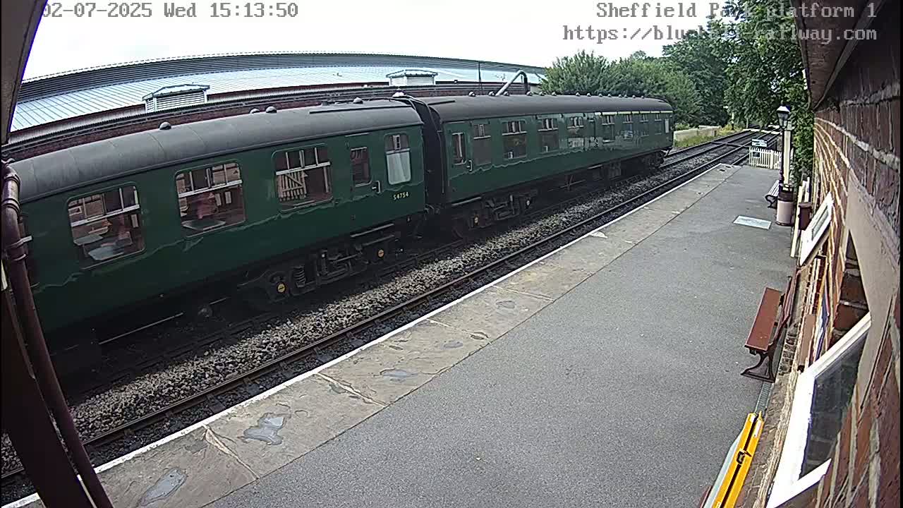 Platform 1 East Sheffield Green, Bluebell Railway, Sheffield Park Station  Live Cam - Uckfield, Wealden, East Sussex, South East, England, United Kingdom