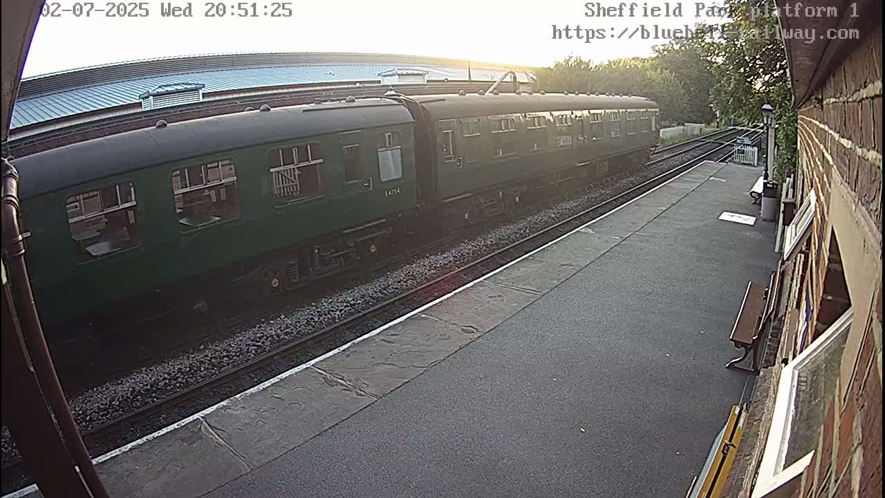 Platform 1 East Sheffield Green, Bluebell Railway, Sheffield Park Station  Live Cam - Uckfield, Wealden, East Sussex, South East, England, United Kingdom