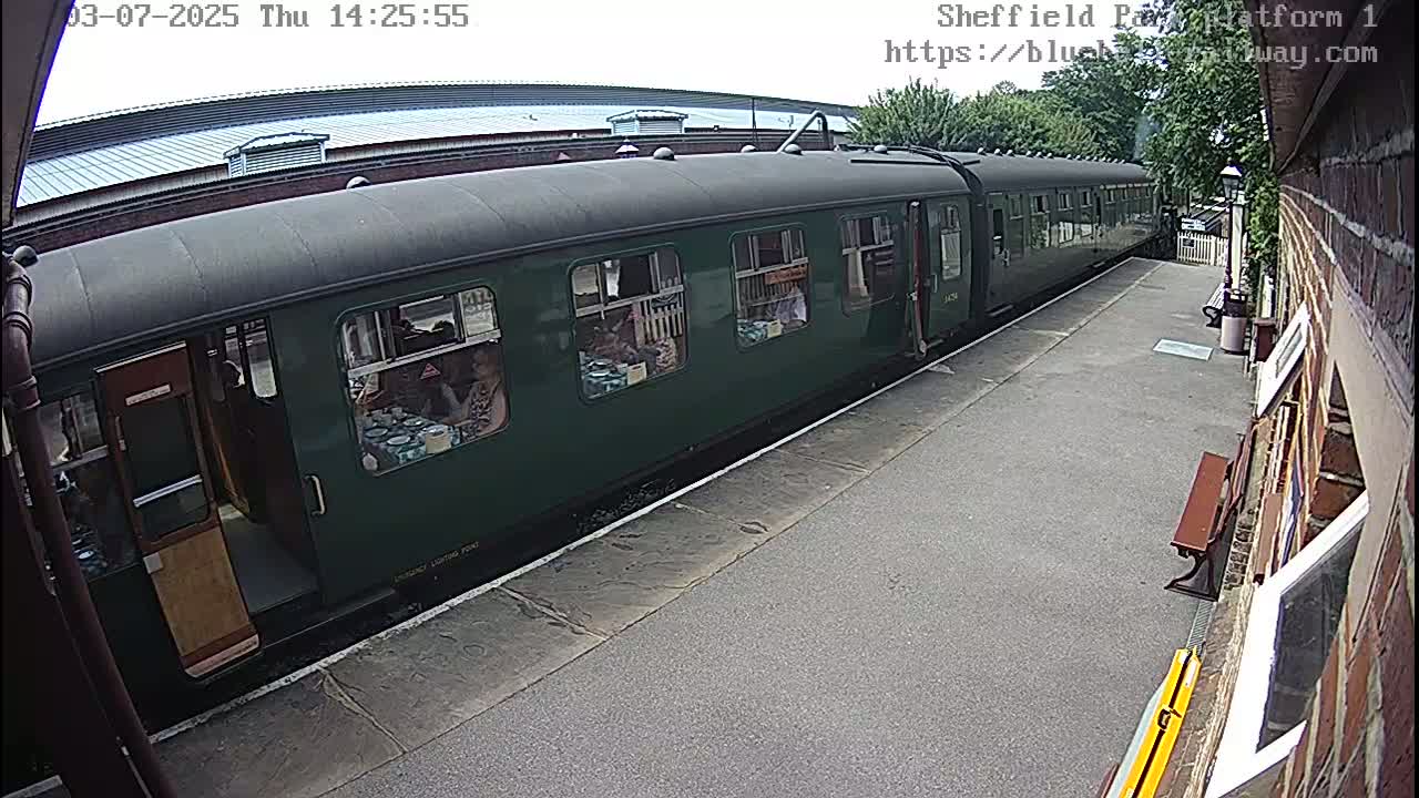 Platform 1 East Sheffield Green, Bluebell Railway, Sheffield Park Station  Live Cam - Uckfield, Wealden, East Sussex, South East, England, United Kingdom