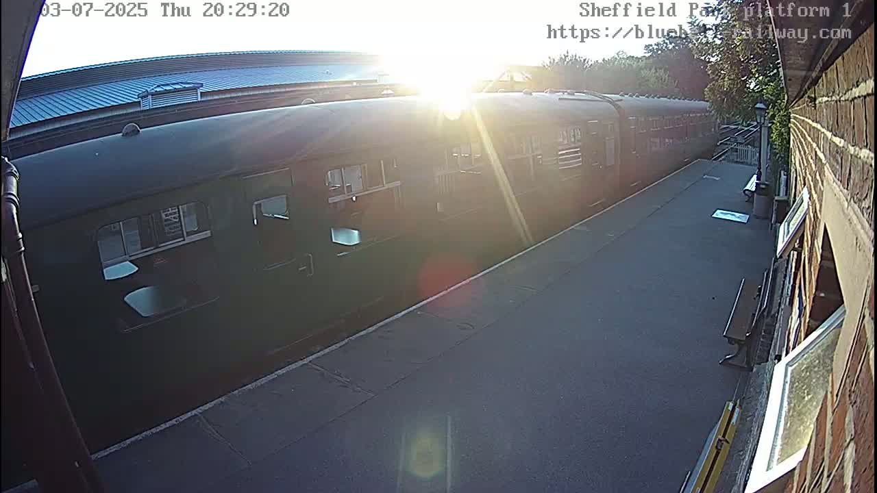 Platform 1 East Sheffield Green, Bluebell Railway, Sheffield Park Station  Live Cam - Uckfield, Wealden, East Sussex, South East, England, United Kingdom