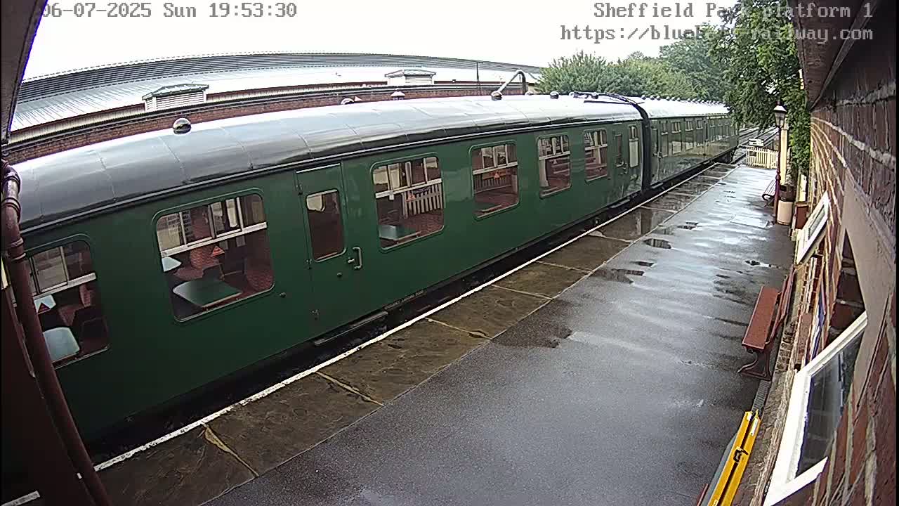 Platform 1 East Sheffield Green, Bluebell Railway, Sheffield Park Station  Live Cam - Uckfield, Wealden, East Sussex, South East, England, United Kingdom