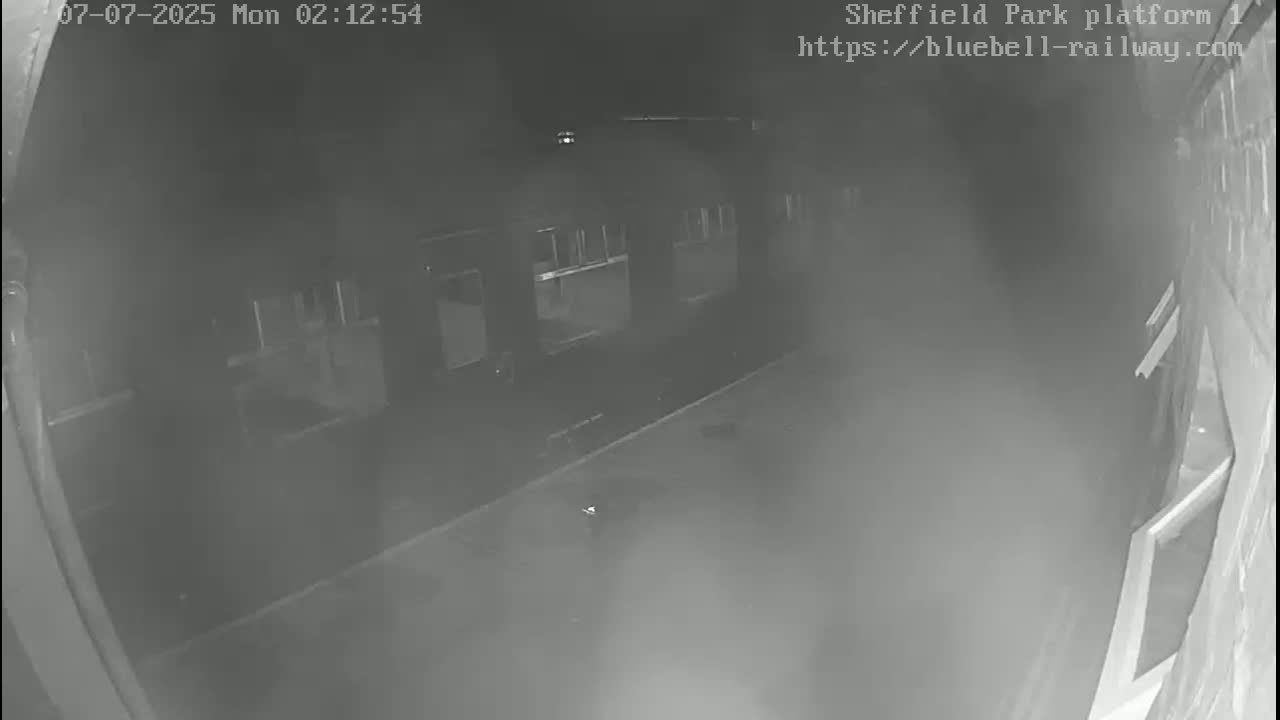 Platform 1 East Sheffield Green, Bluebell Railway, Sheffield Park Station  Live Cam - Uckfield, Wealden, East Sussex, South East, England, United Kingdom