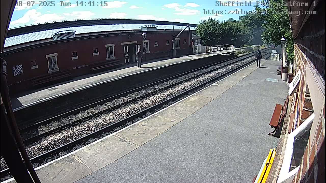 Platform 1 East Sheffield Green, Bluebell Railway, Sheffield Park Station  Live Cam - Uckfield, Wealden, East Sussex, South East, England, United Kingdom