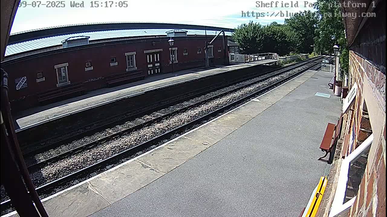 Platform 1 East Sheffield Green, Bluebell Railway, Sheffield Park Station  Live Cam - Uckfield, Wealden, East Sussex, South East, England, United Kingdom