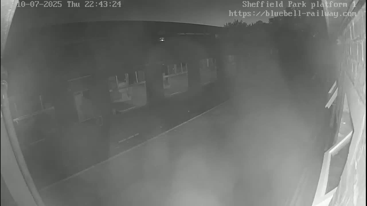 Platform 1 East Sheffield Green, Bluebell Railway, Sheffield Park Station  Live Cam - Uckfield, Wealden, East Sussex, South East, England, United Kingdom
