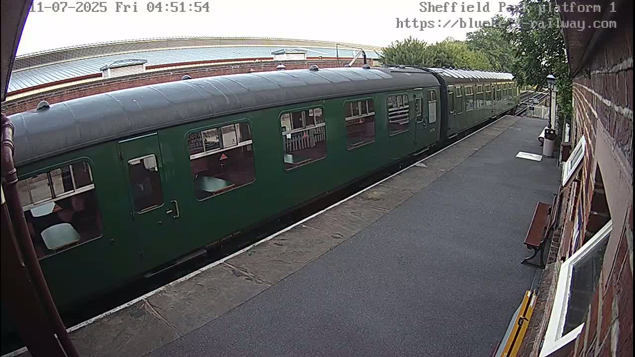 Platform 1 East Sheffield Green, Bluebell Railway, Sheffield Park Station  Live Cam - Uckfield, Wealden, East Sussex, South East, England, United Kingdom