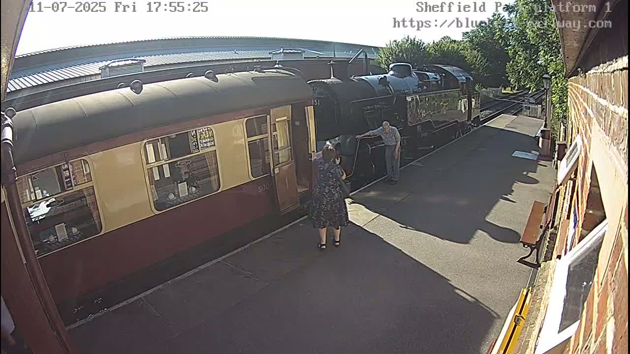 Platform 1 East Sheffield Green, Bluebell Railway, Sheffield Park Station  Live Cam - Uckfield, Wealden, East Sussex, South East, England, United Kingdom