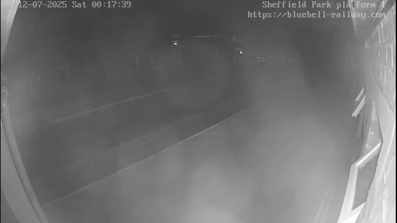 Platform 1 East Sheffield Green, Bluebell Railway, Sheffield Park Station  Live Cam - Uckfield, Wealden, East Sussex, South East, England, United Kingdom