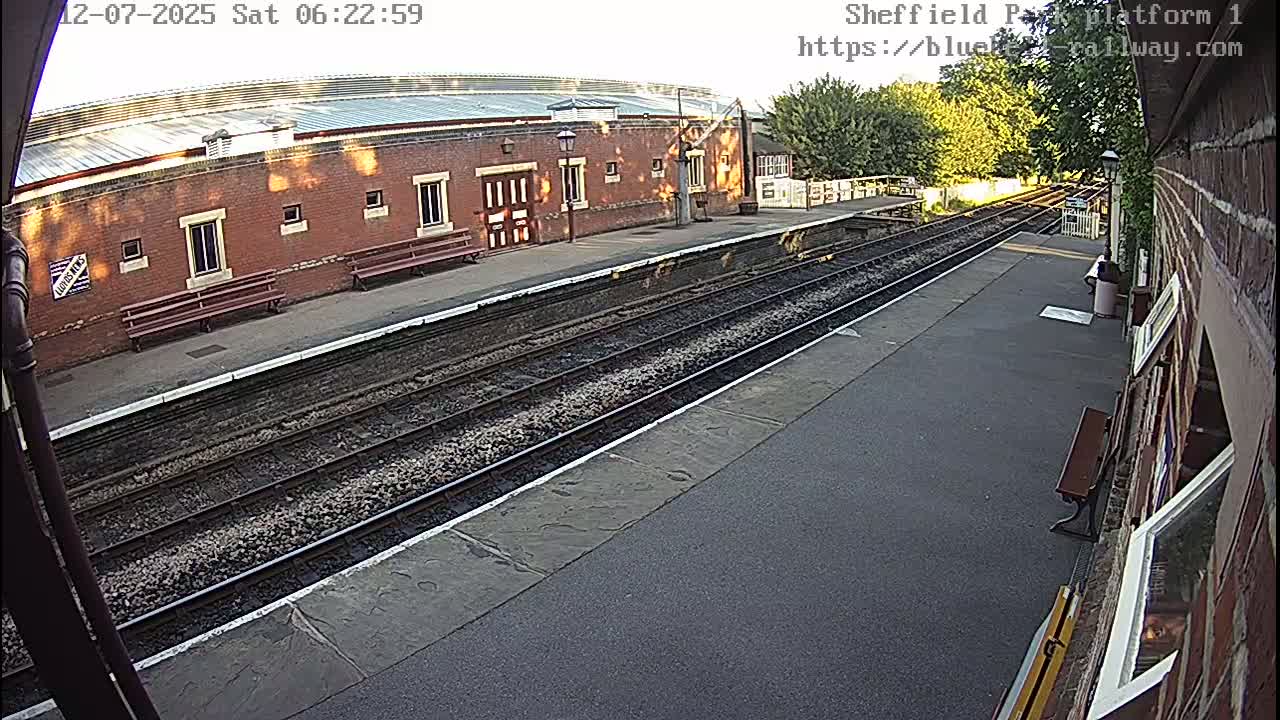 Platform 1 East Sheffield Green, Bluebell Railway, Sheffield Park Station  Live Cam - Uckfield, Wealden, East Sussex, South East, England, United Kingdom