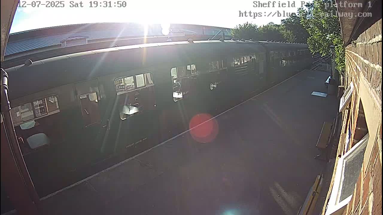Platform 1 East Sheffield Green, Bluebell Railway, Sheffield Park Station  Live Cam - Uckfield, Wealden, East Sussex, South East, England, United Kingdom