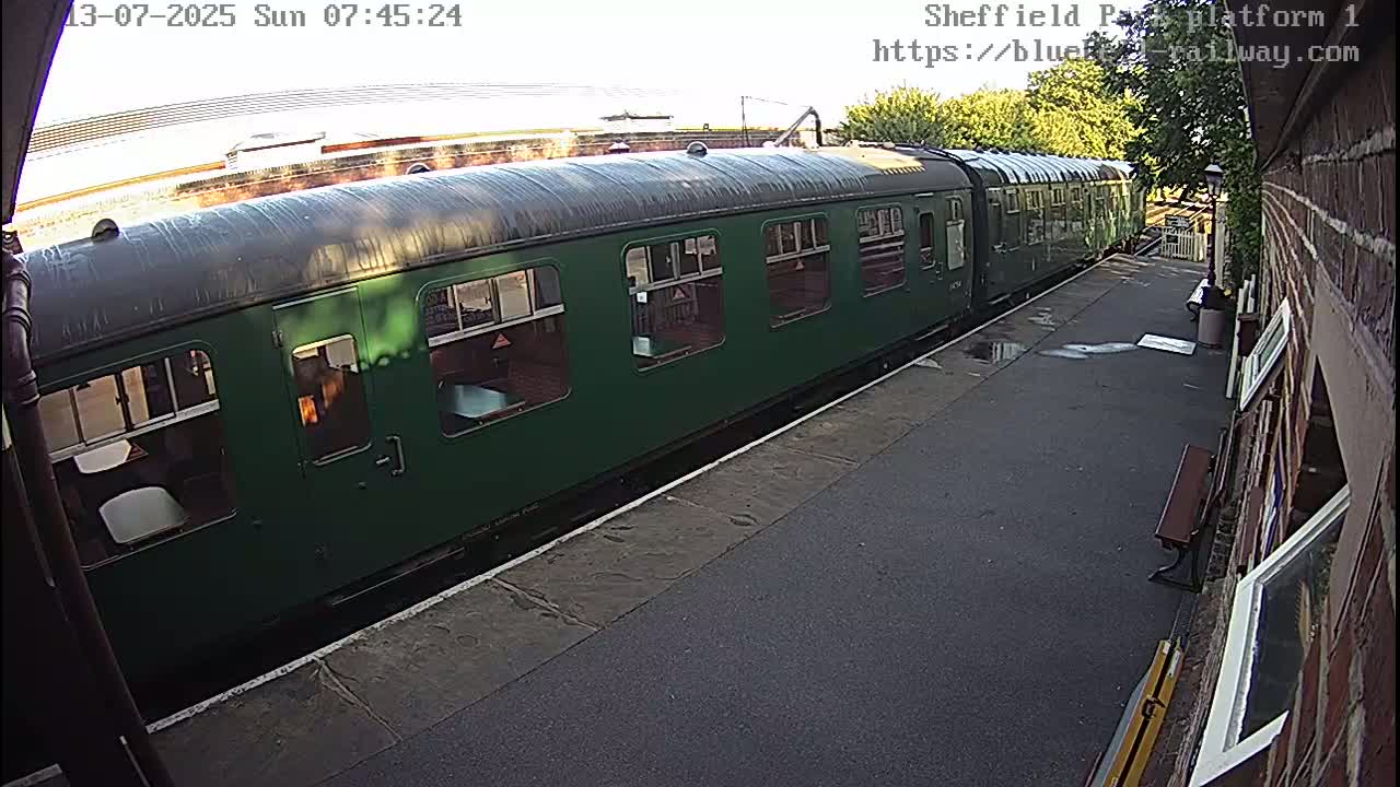 Platform 1 East Sheffield Green, Bluebell Railway, Sheffield Park Station  Live Cam - Uckfield, Wealden, East Sussex, South East, England, United Kingdom