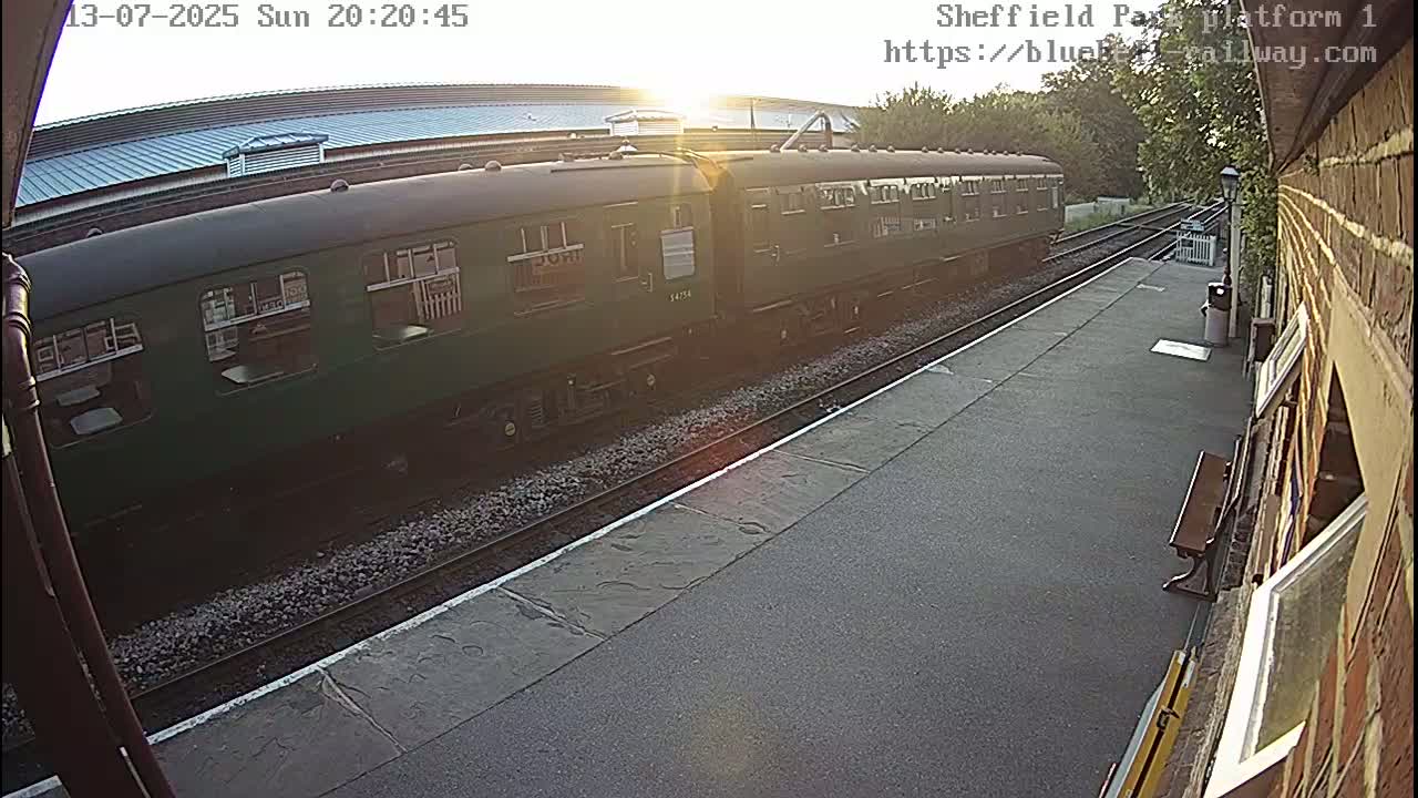 Platform 1 East Sheffield Green, Bluebell Railway, Sheffield Park Station  Live Cam - Uckfield, Wealden, East Sussex, South East, England, United Kingdom
