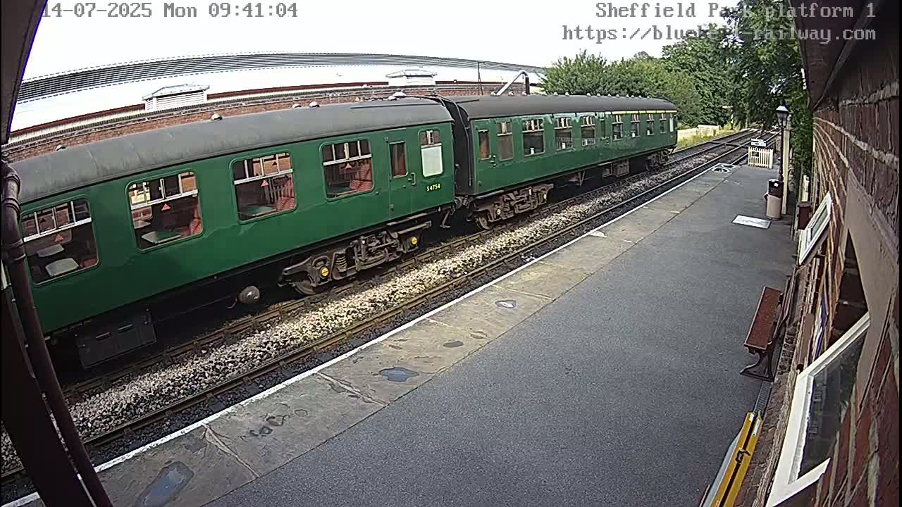 Platform 1 East Sheffield Green, Bluebell Railway, Sheffield Park Station  Live Cam - Uckfield, Wealden, East Sussex, South East, England, United Kingdom