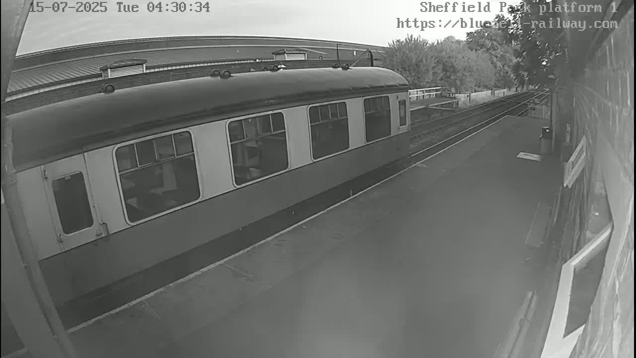 Platform 1 East Sheffield Green, Bluebell Railway, Sheffield Park Station  Live Cam - Uckfield, Wealden, East Sussex, South East, England, United Kingdom