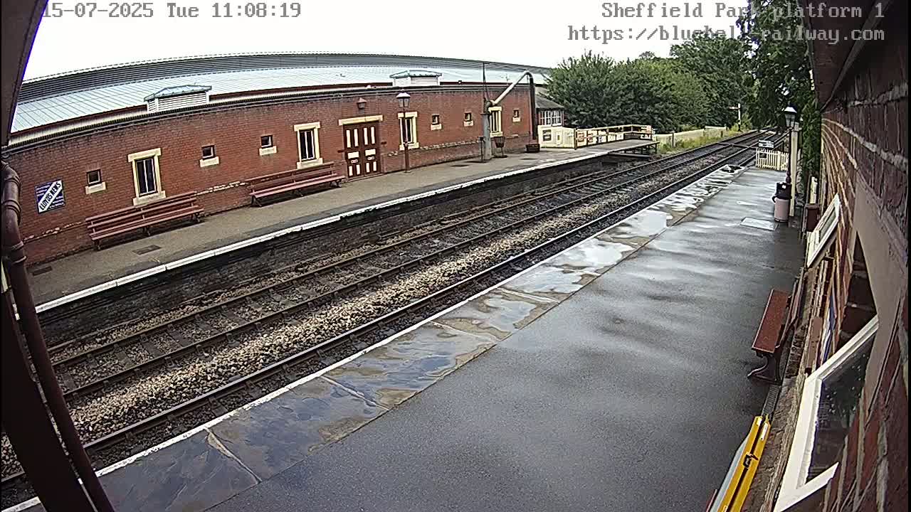 Platform 1 East Sheffield Green, Bluebell Railway, Sheffield Park Station  Live Cam - Uckfield, Wealden, East Sussex, South East, England, United Kingdom