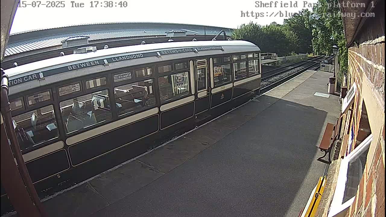 Platform 1 East Sheffield Green, Bluebell Railway, Sheffield Park Station  Live Cam - Uckfield, Wealden, East Sussex, South East, England, United Kingdom