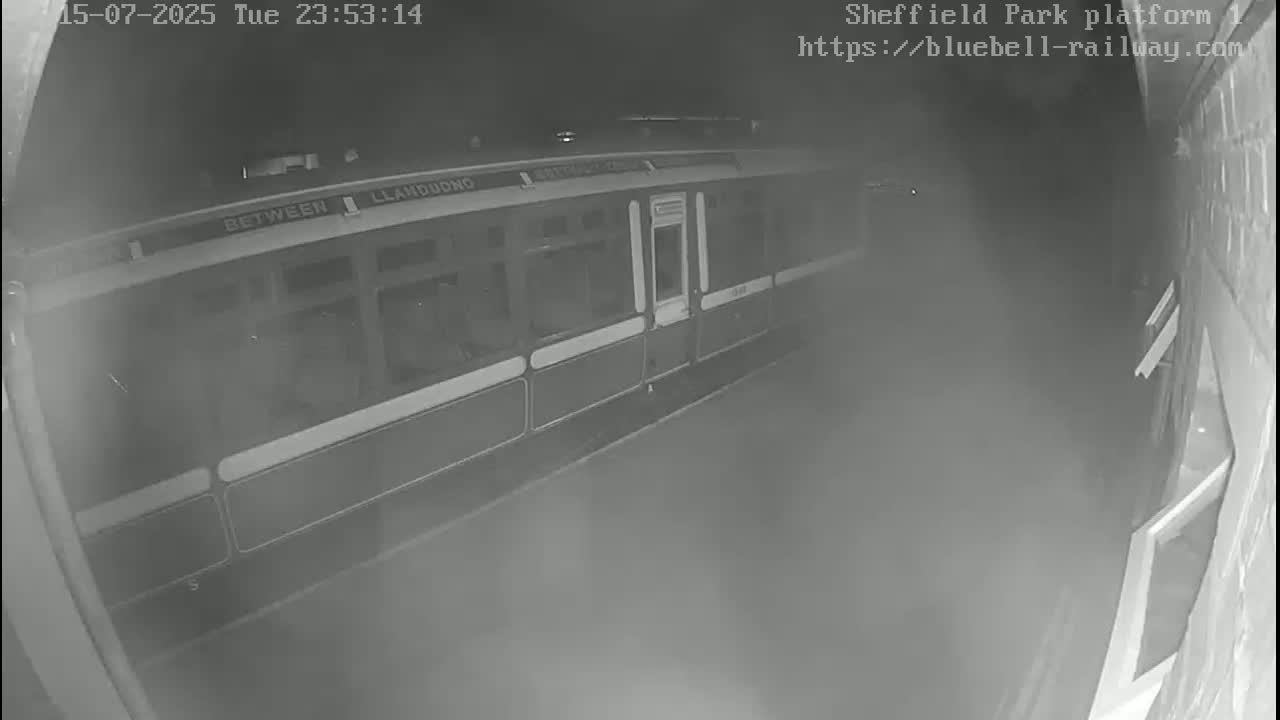 Platform 1 East Sheffield Green, Bluebell Railway, Sheffield Park Station  Live Cam - Uckfield, Wealden, East Sussex, South East, England, United Kingdom