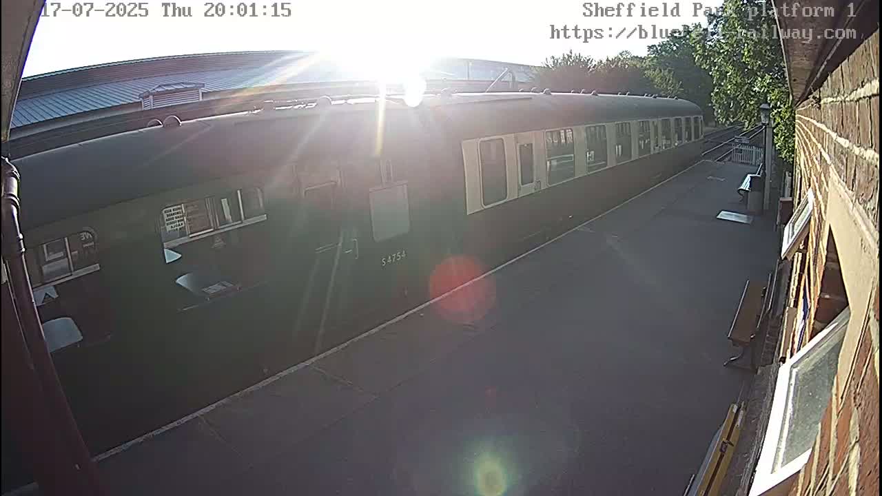 Platform 1 East Sheffield Green, Bluebell Railway, Sheffield Park Station  Live Cam - Uckfield, Wealden, East Sussex, South East, England, United Kingdom
