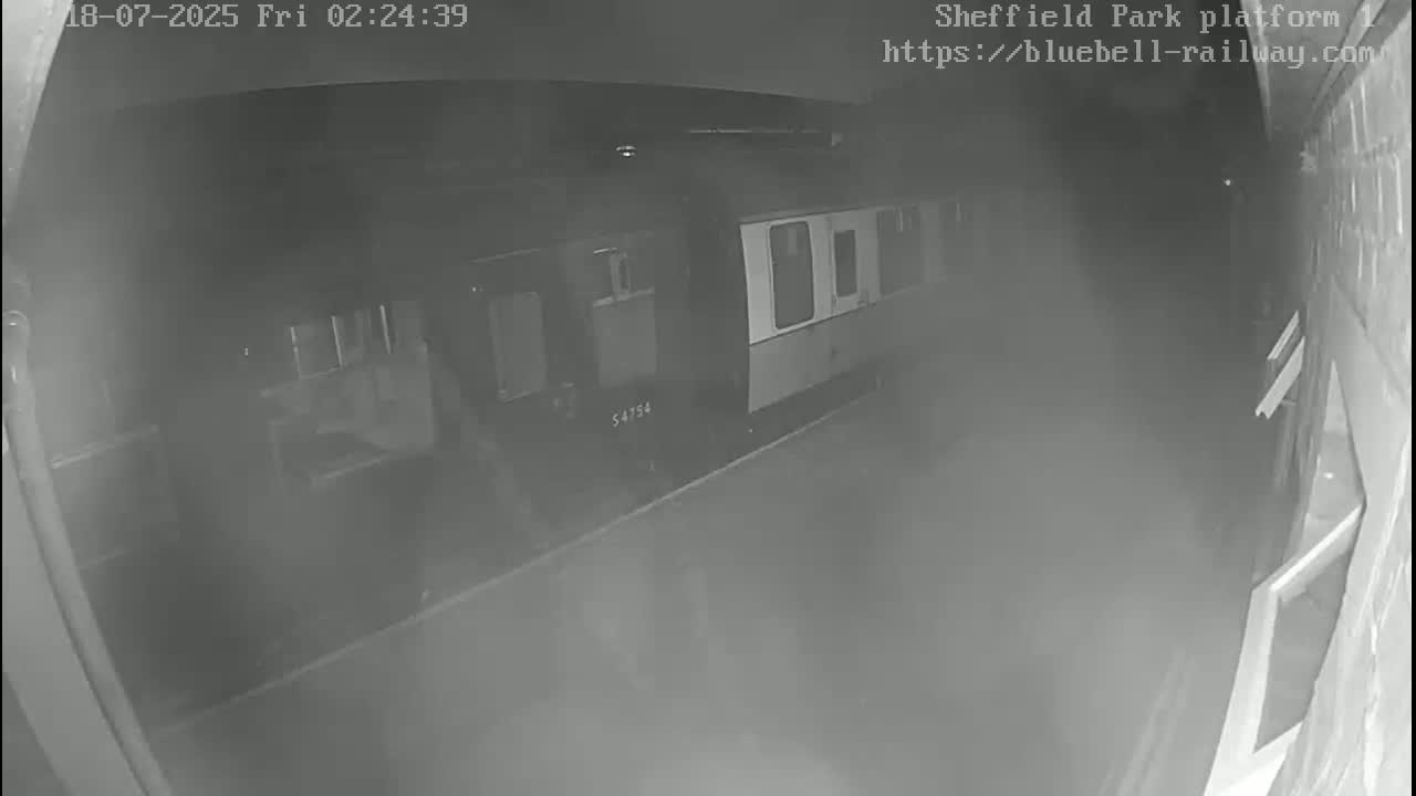 Platform 1 East Sheffield Green, Bluebell Railway, Sheffield Park Station  Live Cam - Uckfield, Wealden, East Sussex, South East, England, United Kingdom