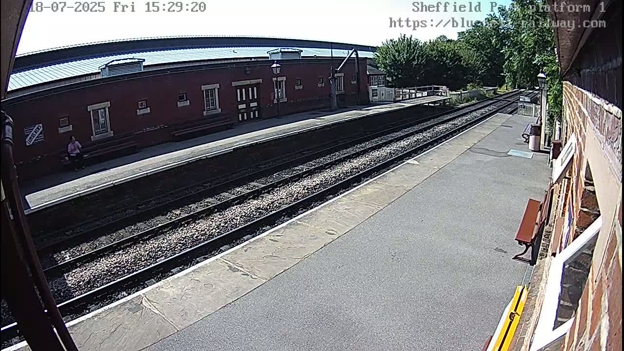 Platform 1 East Sheffield Green, Bluebell Railway, Sheffield Park Station  Live Cam - Uckfield, Wealden, East Sussex, South East, England, United Kingdom