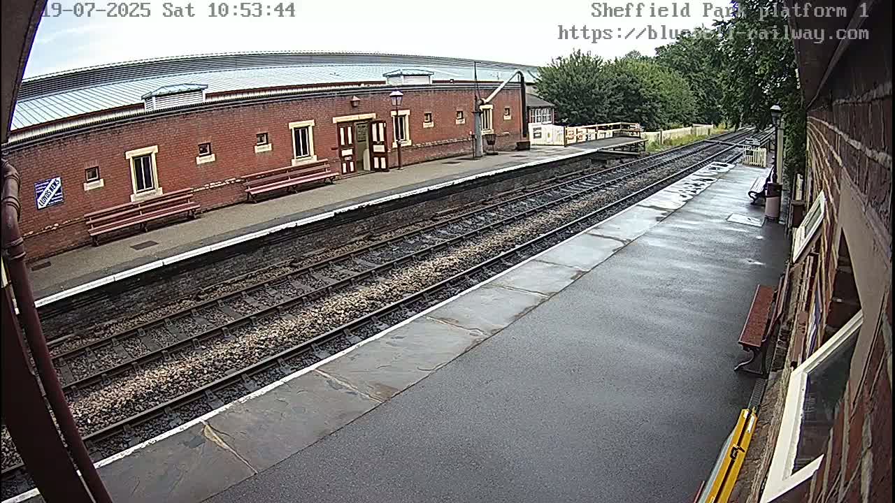 Platform 1 East Sheffield Green, Bluebell Railway, Sheffield Park Station  Live Cam - Uckfield, Wealden, East Sussex, South East, England, United Kingdom