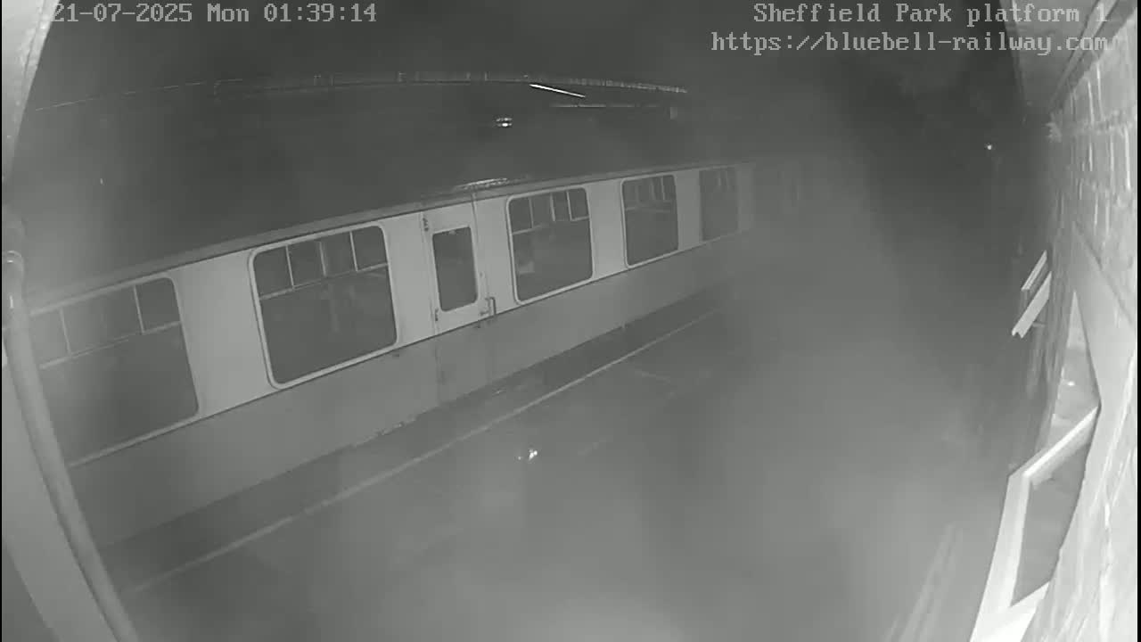 Platform 1 East Sheffield Green, Bluebell Railway, Sheffield Park Station  Live Cam - Uckfield, Wealden, East Sussex, South East, England, United Kingdom