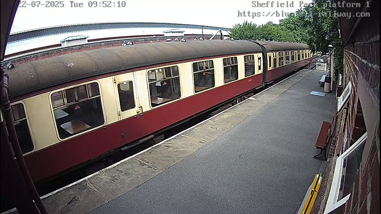 Platform 1 East Sheffield Green, Bluebell Railway, Sheffield Park Station  Live Cam - Uckfield, Wealden, East Sussex, South East, England, United Kingdom