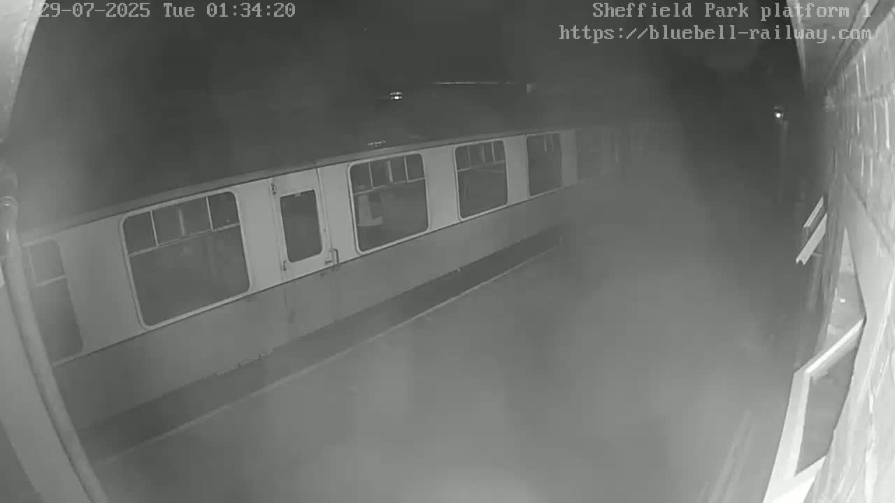 Platform 1 East Sheffield Green, Bluebell Railway, Sheffield Park Station  Live Cam - Uckfield, Wealden, East Sussex, South East, England, United Kingdom