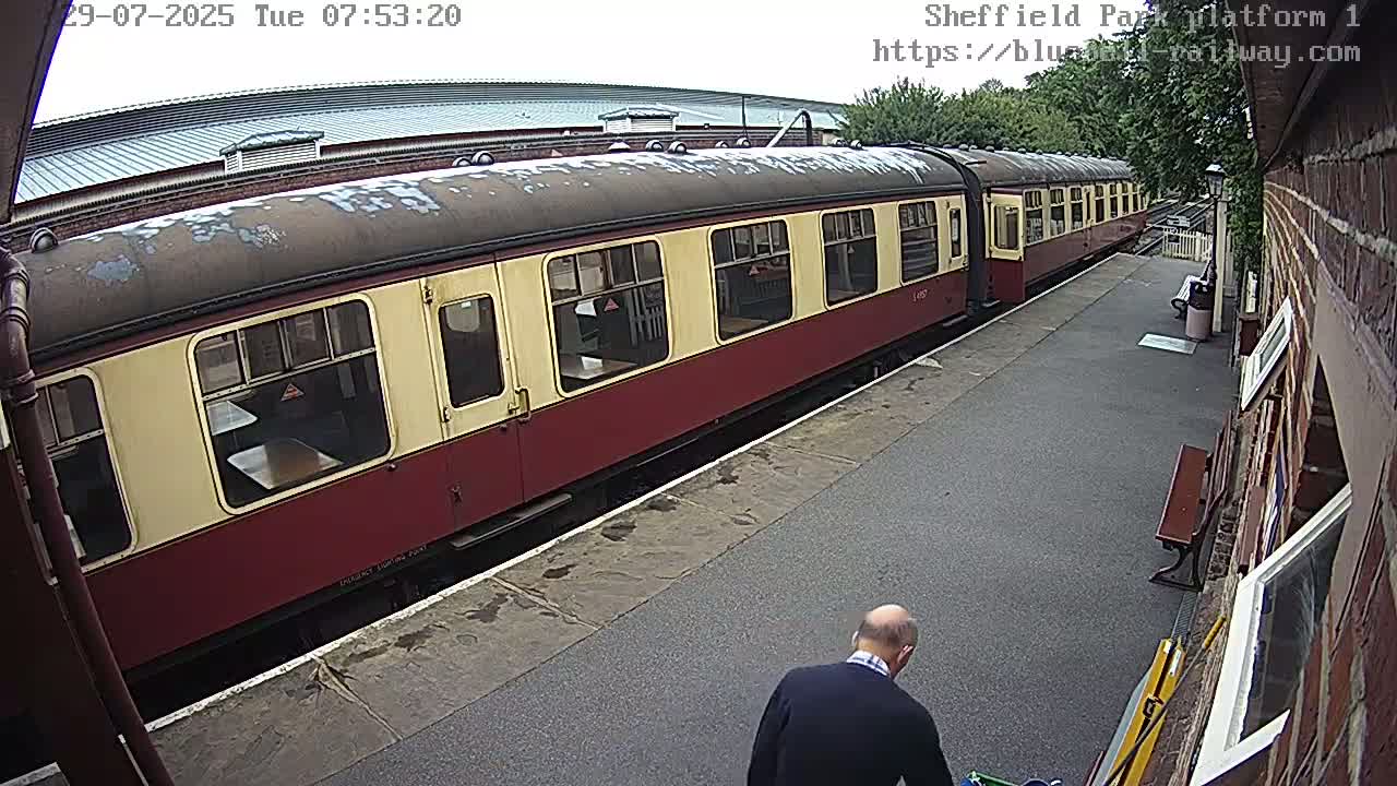 Platform 1 East Sheffield Green, Bluebell Railway, Sheffield Park Station  Live Cam - Uckfield, Wealden, East Sussex, South East, England, United Kingdom