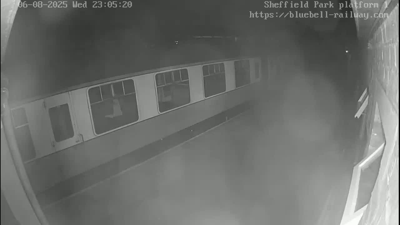 Platform 1 East Sheffield Green, Bluebell Railway, Sheffield Park Station  Live Cam - Uckfield, Wealden, East Sussex, South East, England, United Kingdom