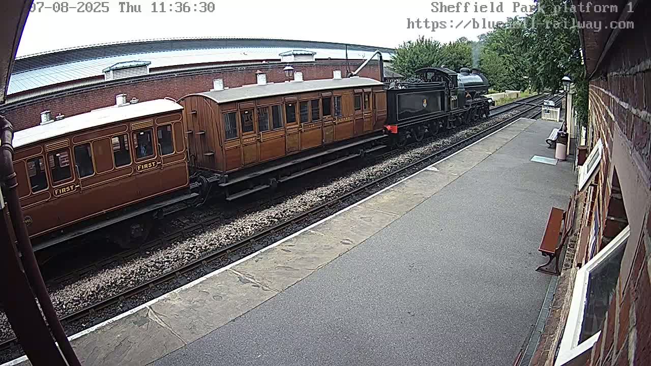 Platform 1 East Sheffield Green, Bluebell Railway, Sheffield Park Station  Live Cam - Uckfield, Wealden, East Sussex, South East, England, United Kingdom