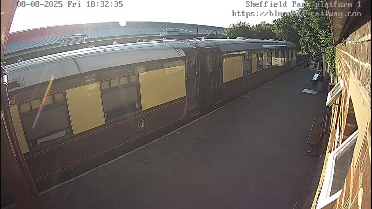 Platform 1 East Sheffield Green, Bluebell Railway, Sheffield Park Station  Live Cam - Uckfield, Wealden, East Sussex, South East, England, United Kingdom