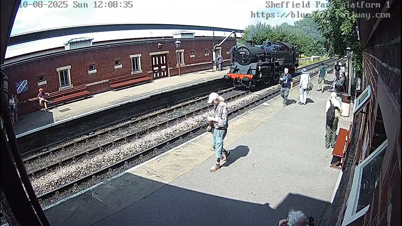 Platform 1 East Sheffield Green, Bluebell Railway, Sheffield Park Station  Live Cam - Uckfield, Wealden, East Sussex, South East, England, United Kingdom
